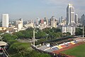 A splendid view of Kuala Lumpur with Independence Stadium to the right in 2007.