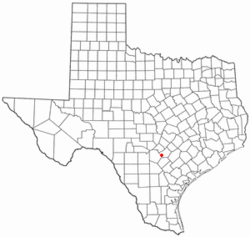 Location of Zuehl, Texas