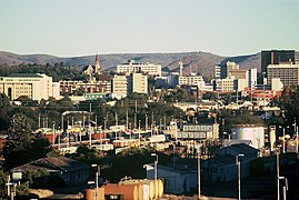 Windhoek skyline.