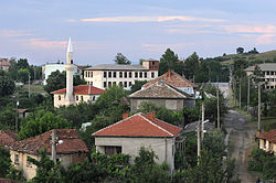 View of the town from the top