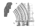 Notre-Dame church, drawing of a vaulted arch