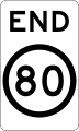 (R4-12) End of 80 km/h Speed Limit
