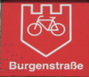 Sign Cycleway Burgenstraße