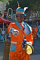 Cape Minstrel in Kapstadt währen des Cape Town Minstrel Carnivals (2017)