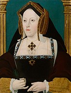 a contemporary painting of Catherine of Aragon