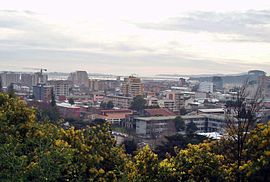 Blick über Concepcion von der Anhöhe Cerro Caracol aus