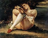 Les Bas Blancs (Woman with White Stockings), 1864, Barnes Foundation