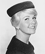 Doris Day in a pillbox hat