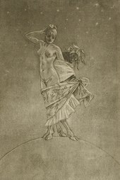 Prostitution and Madness Rule the World (ca.1887-1893) heliogravure, soft-ground etching (24 x 16 cm) L.A. County Museum of Art