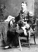 Prince Gaston, Count of Eu, wearing the sash of the order.