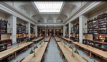 Bild des großen Lesesaals der Hauptbibliothek der UB