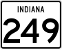 State Road 249 marker