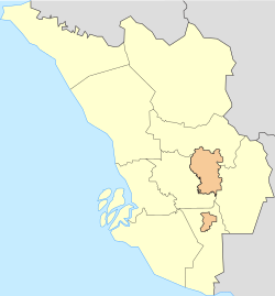 Serendah is located in Selangor