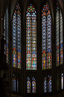 The windows of the choir of Cologne Cathedral, (early 14th century)