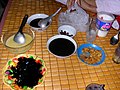 Some ingredients to make a bowl of chè thập cẩm