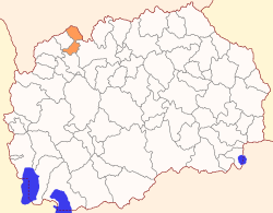 Location of Municipality of Jegunovce