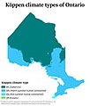 Image 1Köppen Climate Map of Ontario (from Eastern Ontario)