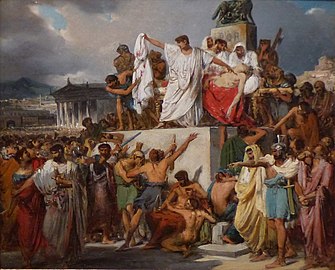 The Death of Caesar, 1827
