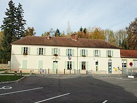 The town hall in Pierre-Levée