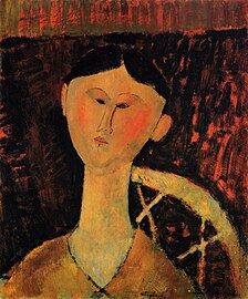 Amedeo Modigliani, Portrait of Mrs. Hastings, 1915
