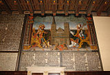 Upper Hall, "Charlemagne and bishop Ansgar", painted in 1532