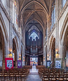 The nave looking towards the entrance