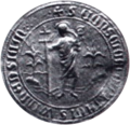 Seal of Vilnius in 1387