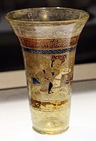 Beaker with polo-players, 1250–1300