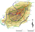Map of the peak