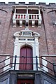 Door and balcony of the Haarlem City Hall, designed by Salomon de Bray in 1630