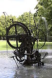 Tinguely, Jo Siffert Fountain, 1984; scrap metal components