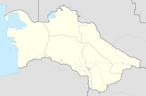 Sarahs is located in Turkmenistan