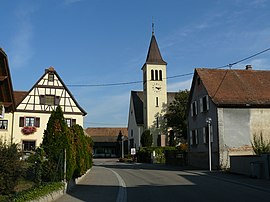 The church in Witternheim