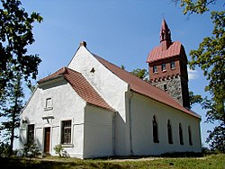 Village church in Zaube