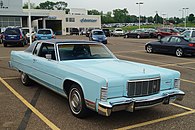 1976 Lincoln Town Coupe (two-door version)