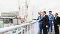 東京電力福島第一原子力発電所を視察する菅総理４