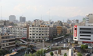 Valiasr street from City Theater of Tehran