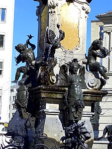 Hubert Gerhard, Fountain of Augustus in Augsburg, 1589-1594)