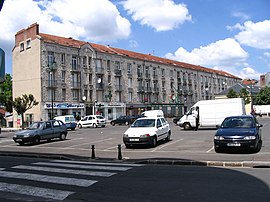 The main square in Champagne-sur-Seine