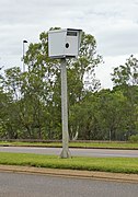 A red-light and speed camera in Darwin, Northern Territory, Australia