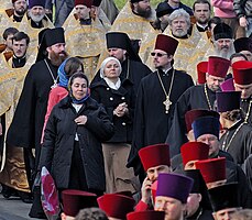 Russian Orthodox Church procession in Kiev. 2010