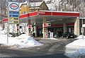 An Esso station in Stabekk, Norway