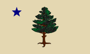 Former Maine state flag from 1901 to 1909