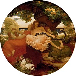 The Garden of the Hesperides, by Frederic Leighton, c. 1892, oil on canvas, Lady Lever Art Gallery, Wirral, UK[105]