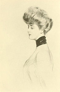 Madame Letellier, drypoint