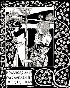How Morgan le Fay gave a Shield to Sir Tristram, 1893