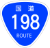 National Route 198 shield