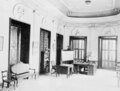 Original "Throne Room", currently Governor's Office, La Fortaleza in 1933. Photo by Jack E. Boucher. Historic American Buildings Survey.