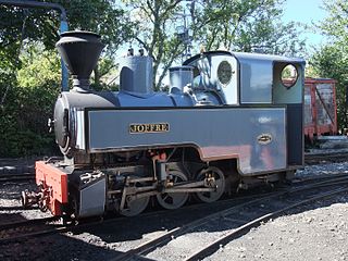Kerr Stuart 0-6-0T "Joffre" class built in 1915 for French government and based on 8 tons Decauville 0-6-0T. Preserved on the West Lancashire Light Railway.