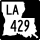 Louisiana Highway 429 marker
